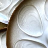 Vintage oyster plates from Salins France