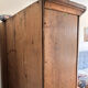 Oak wood closet