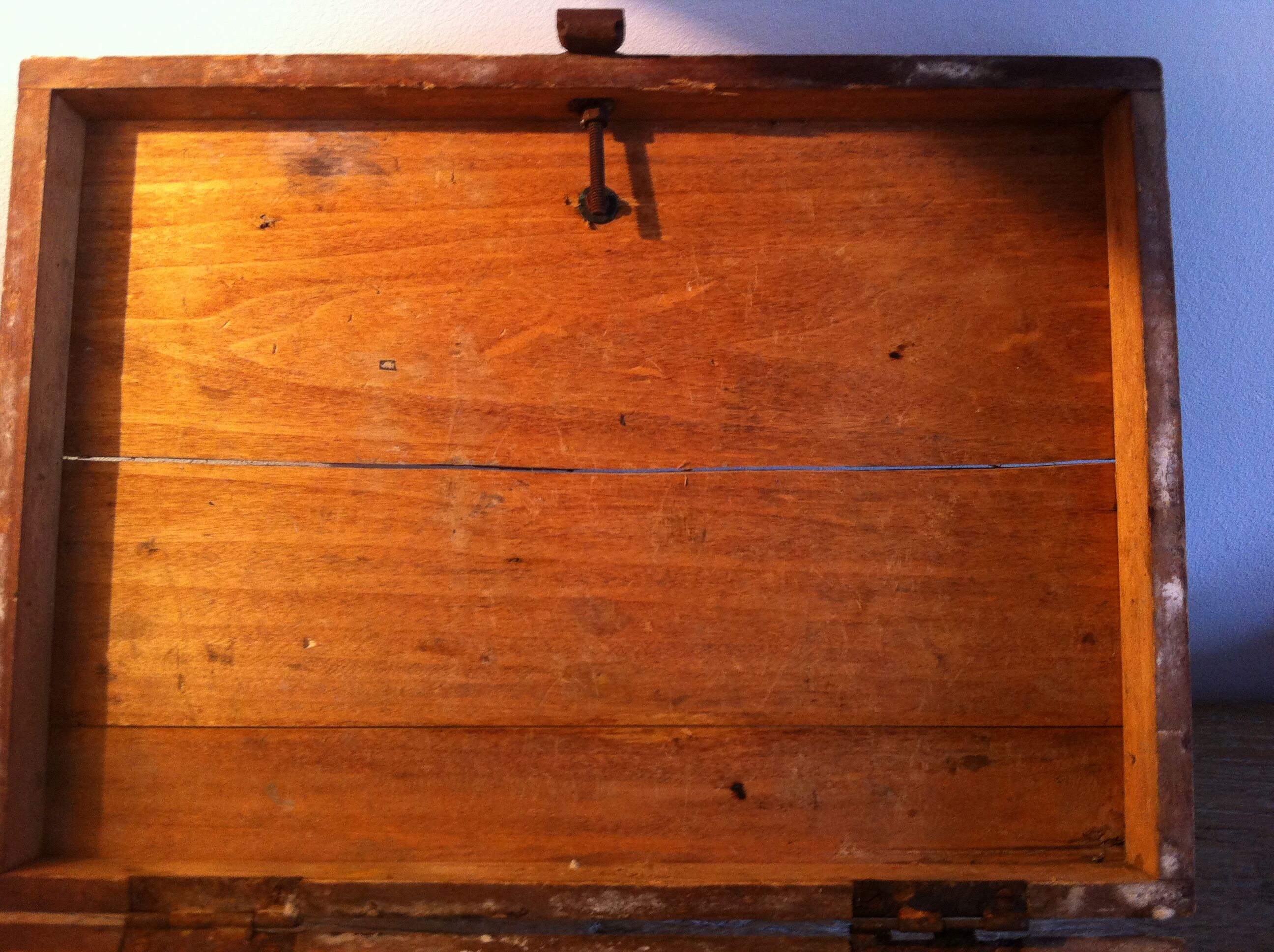 Suitcase in vintage box