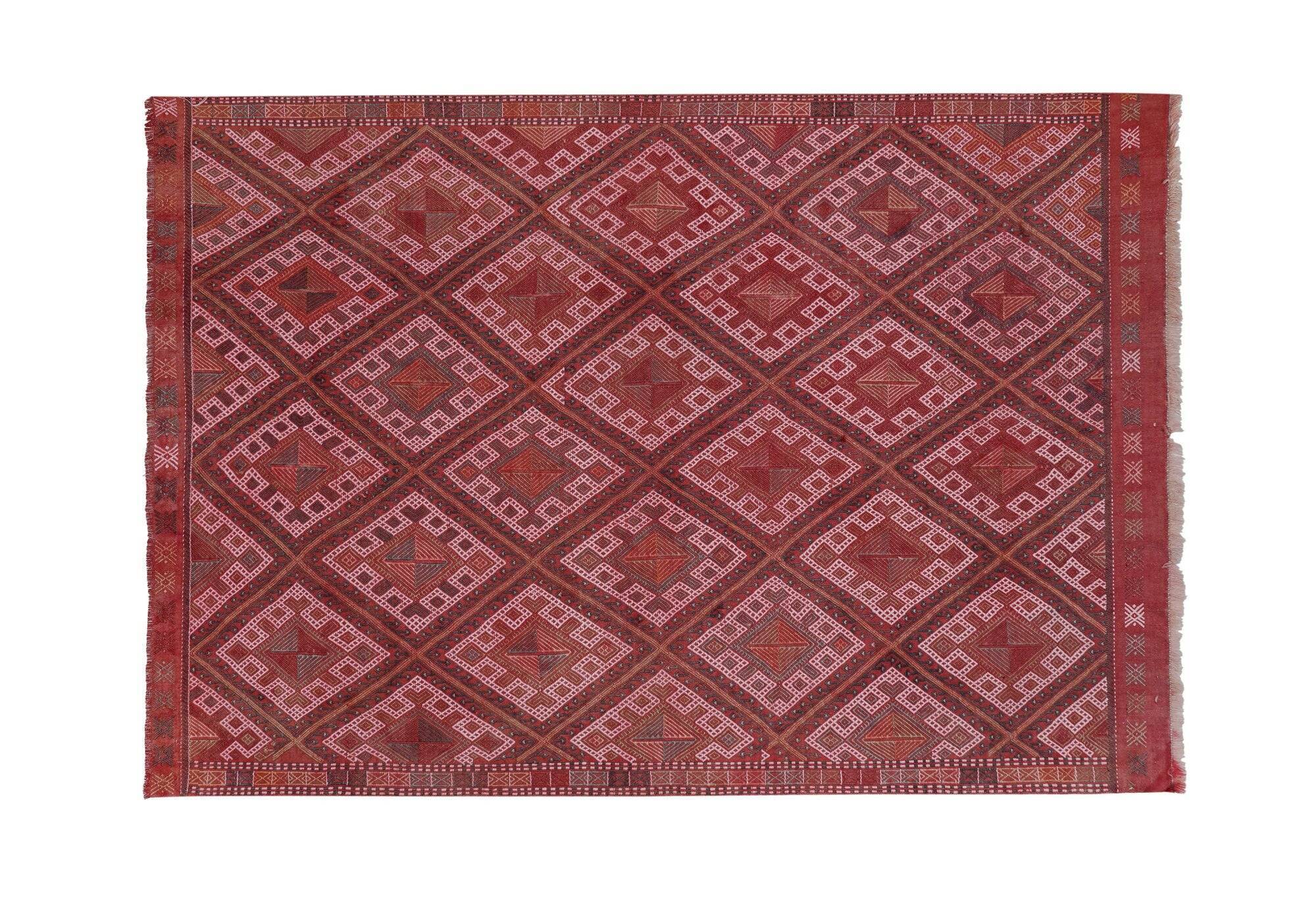 Vintage Turkish kilim, handwoven, 153x246 cm.