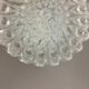 Modernist Floral Glass Wall Light Sconce Made by Hillebrand, Germany, 1970s