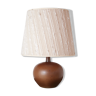 Stone Digan sandstone ball lamp, beige lampshade, 60s