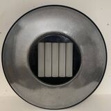 Plafonnier, applique métal et verre, 1980