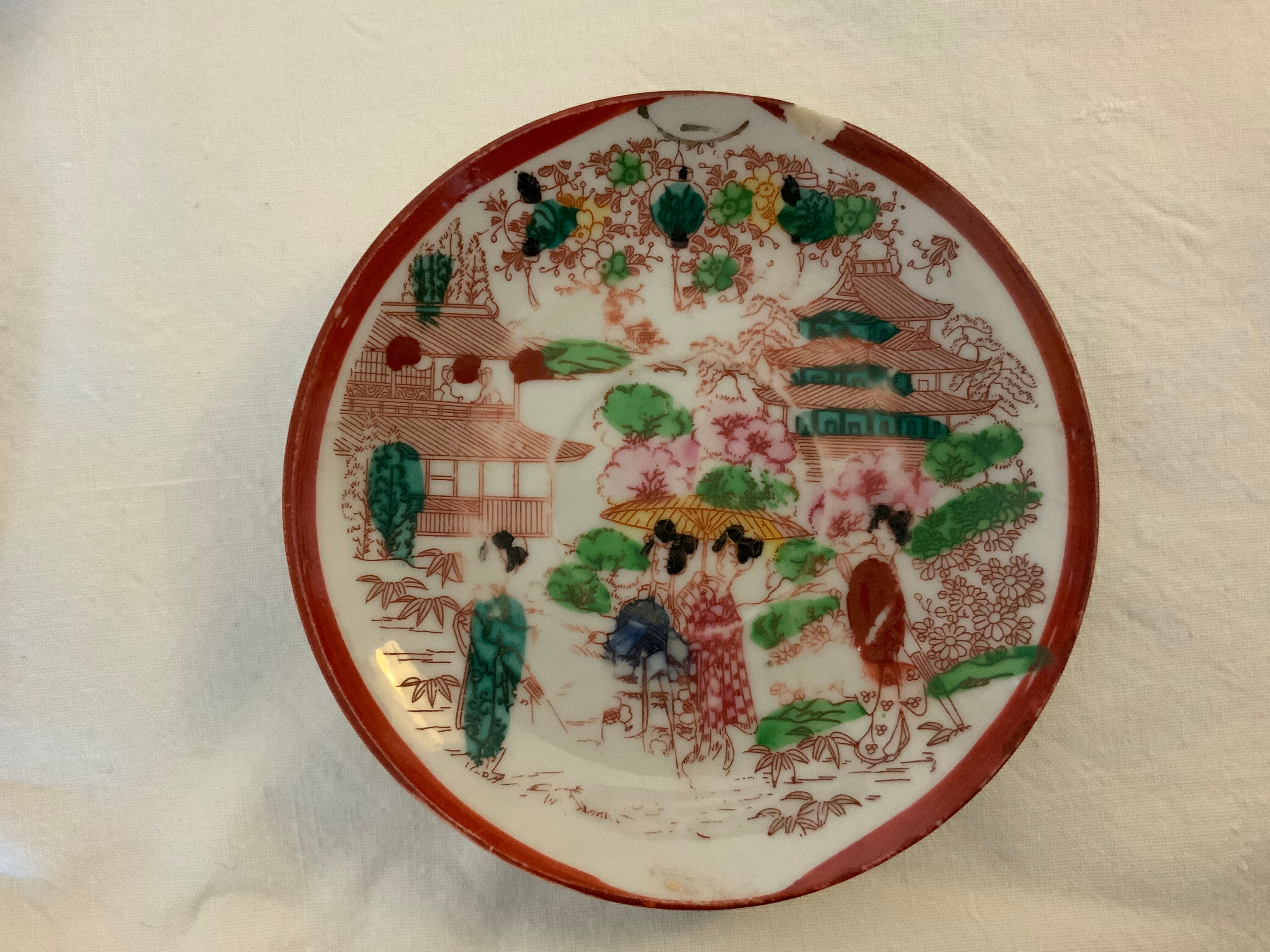 Japanese tea and coffee service