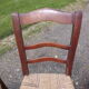 4 old mulched chairs