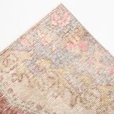 Vintage Red & Cream Oriental Turkish Rug, 110x199Cm