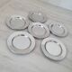 Alessi Alfra / Small presentation plates in 18/8 stainless steel