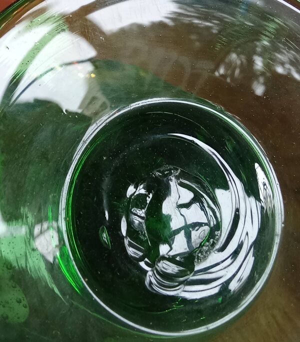 Série 4 anciens verres à pied Biot