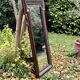 Corner mirror - wood and gilded brass - Napoleon style