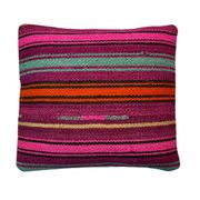 Vintage turkish kilim cushion cover , 40 x 40 cm