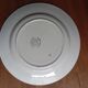 Set of 8 "St Amand" dessert plates with fruit decoration