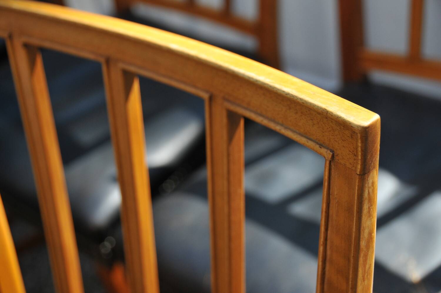 10 antique Josef Frank model 620 chairs in walnut wood from Svenskt Tenn.