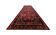 Traditional red persian runner rug long handwoven oriental wool rug - 84x275cm