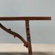 Old refectory table in stained walnut oak, Italy, 20th century