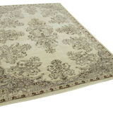 Handmade Vintage Oriental Beige Carpet 195 cm x 308 cm - 36585