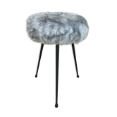 Tabouret tripode moumoute des années 60