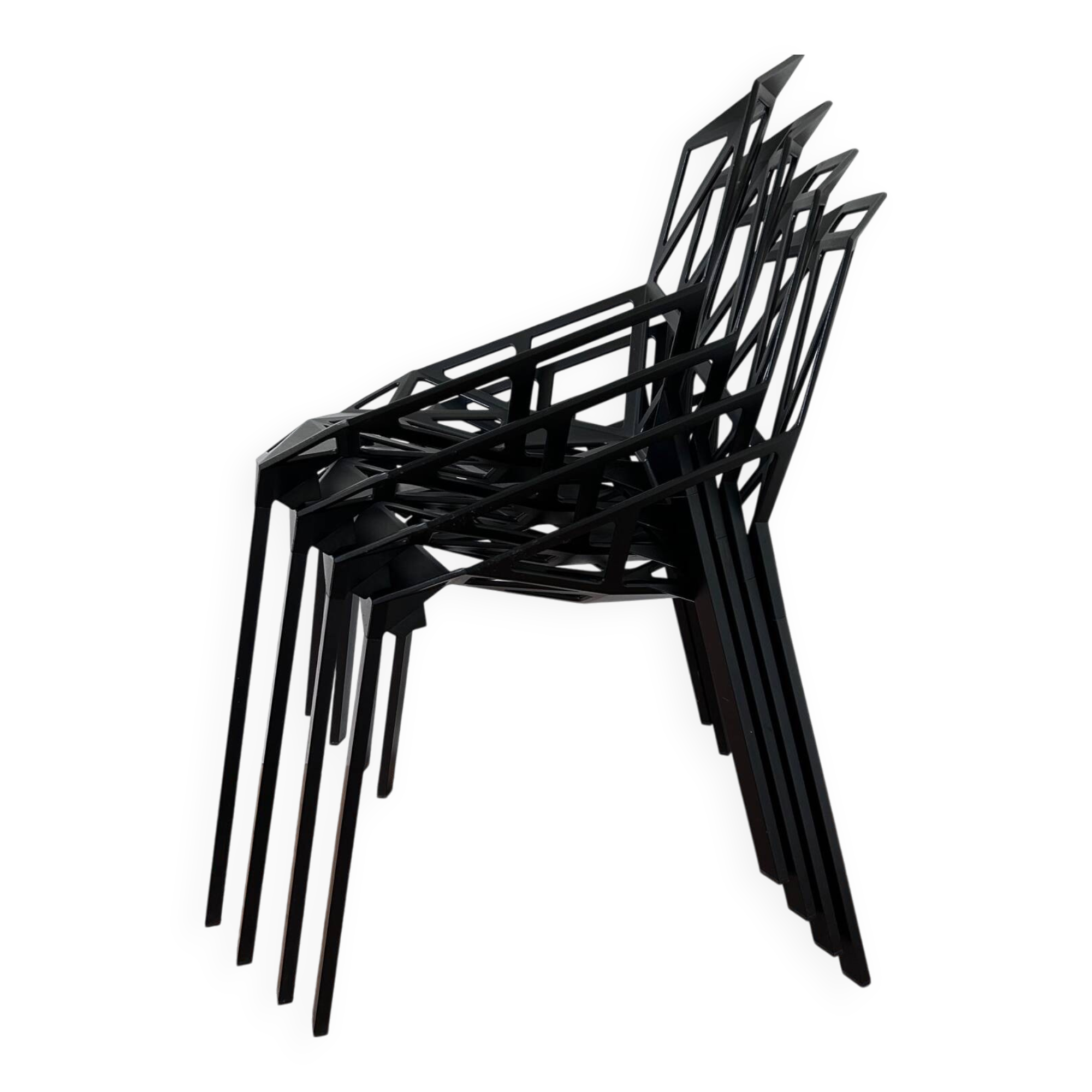 Set of 4 Chair One chairs by Magis