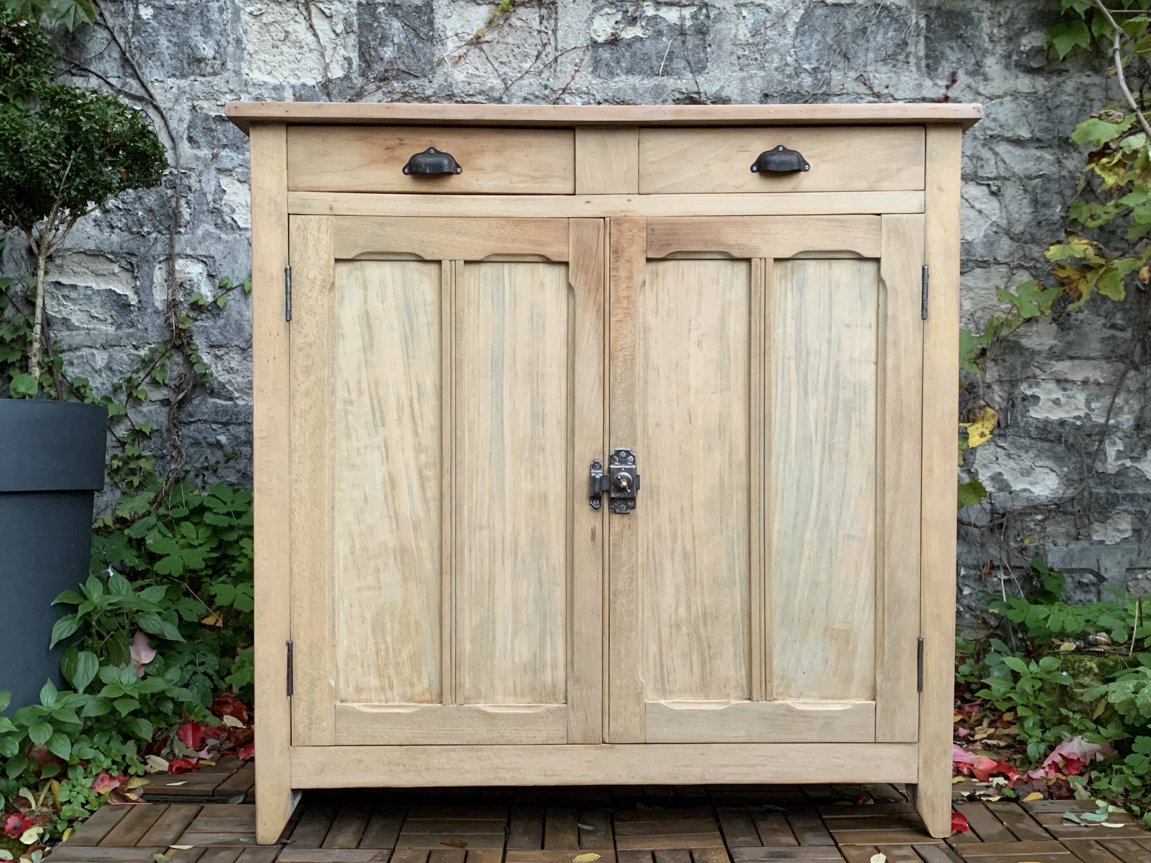 Buffet parisien ancien bois brut