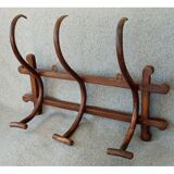 Curved wooden coat rack circa 1900
