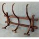 Curved wooden coat rack circa 1900