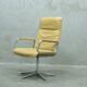Office Leather Armchair by Delta Design for Wilkhahn, 1960s