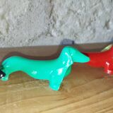 Series of dog knife rests – 1970s – Vallauris / Danone style – Vi