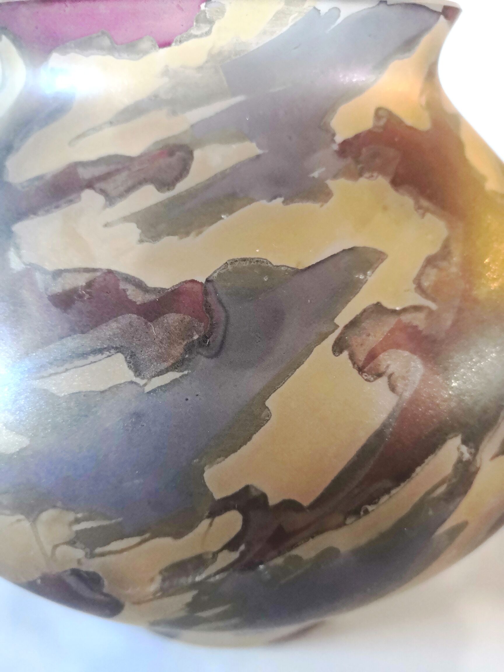 Glass vase design Bohemia Glass 60s - 70s