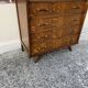 Vintage chest of drawers compass feet