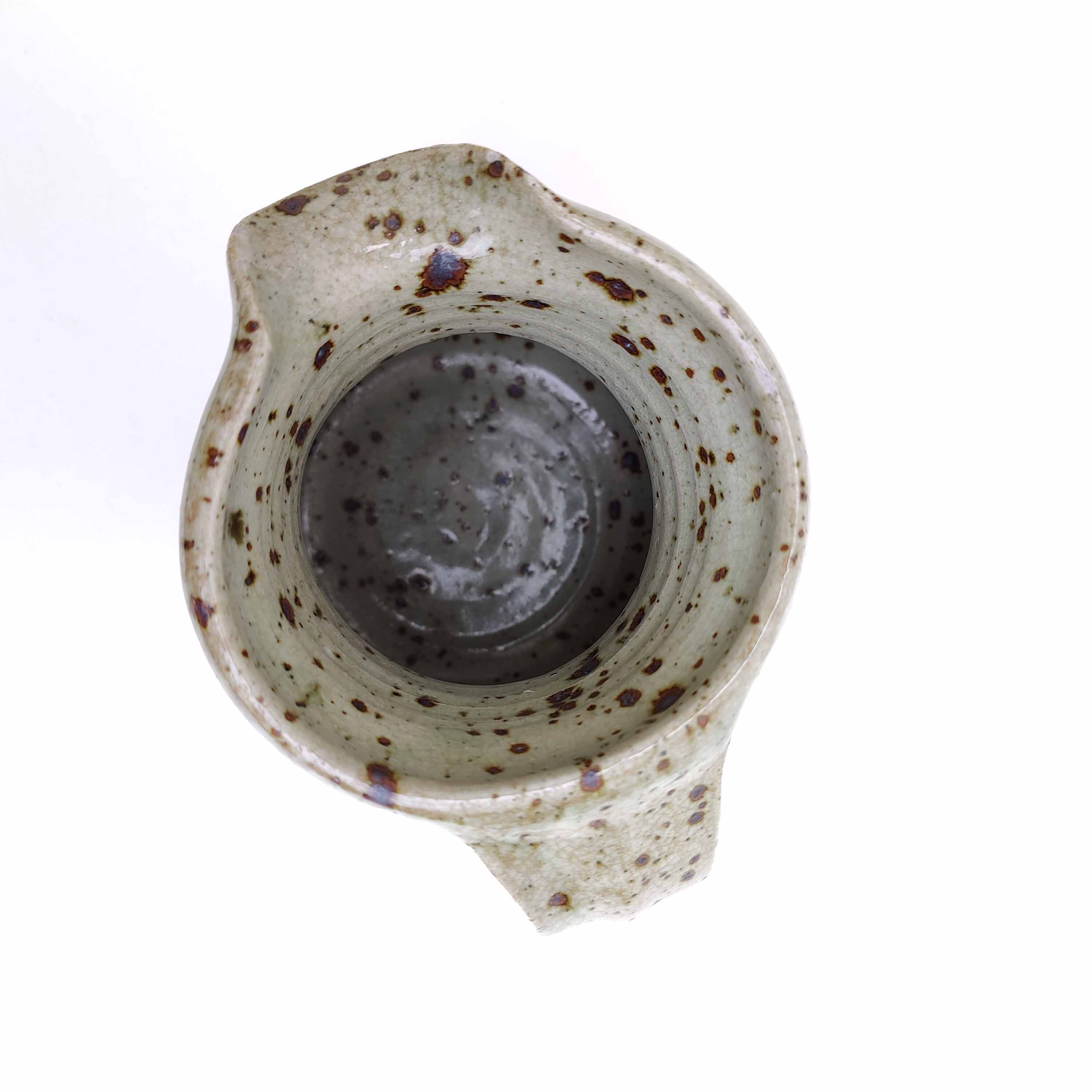 Pyrity sandstone pitcher Gustave Tiffoche 60s