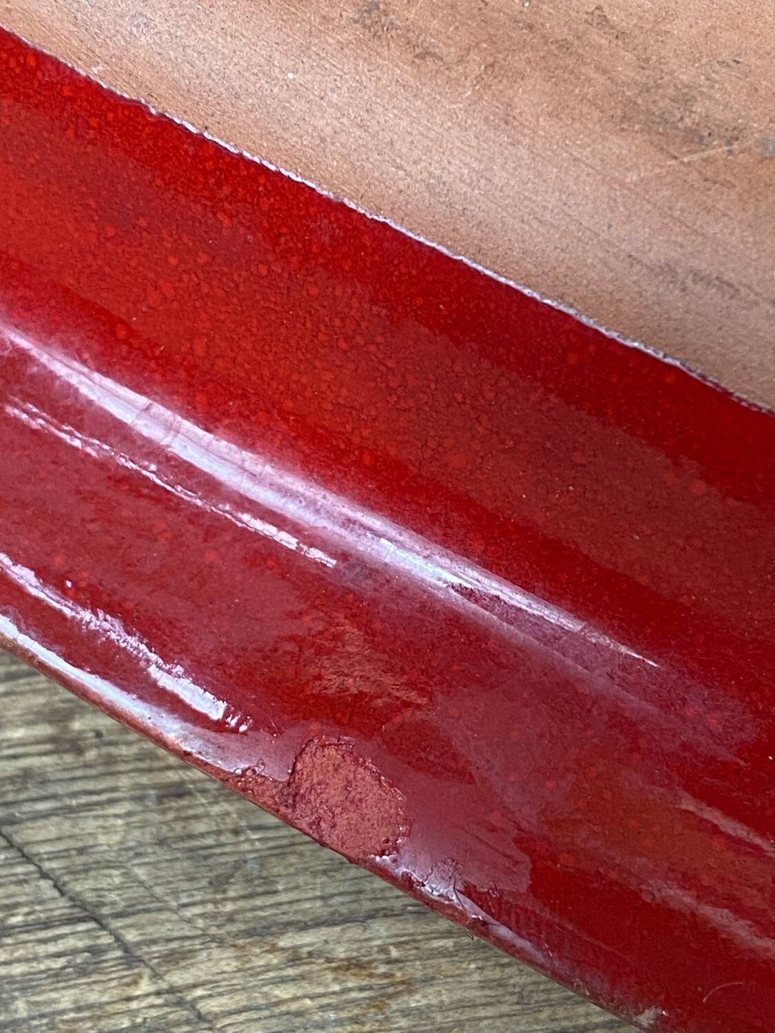 Glazed ceramic dish