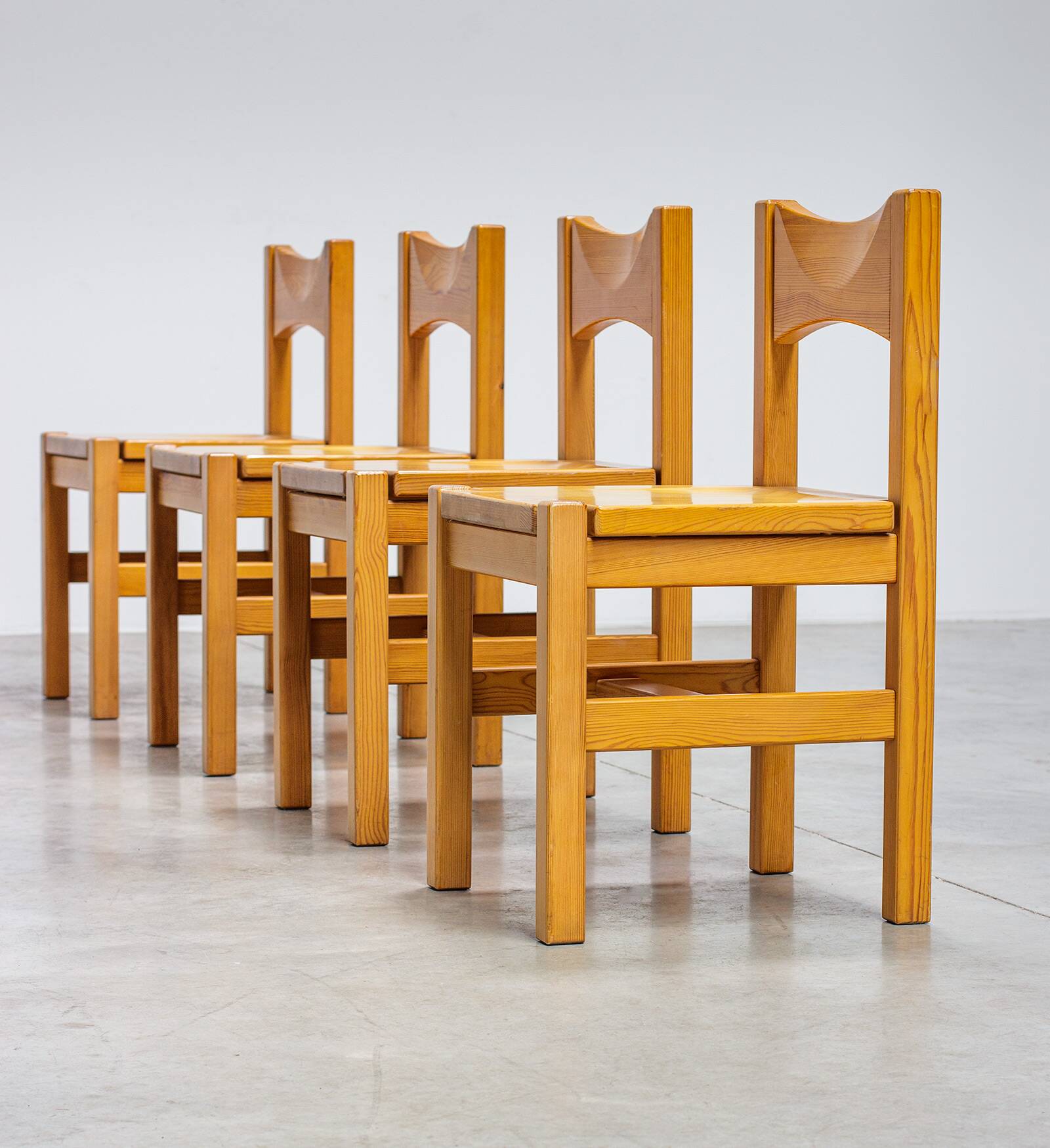 Ilmari Tapiovaara dining chairs for Laukaan Puu