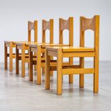 Ilmari Tapiovaara dining chairs for Laukaan Puu