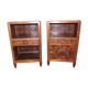Pair of Chevets Art Nouveau School of Nancy
