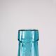 Vintage Turquoise Glass Bottle "Lady Jeanne" - France