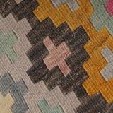 Vintage Turkish Oushak Handwoven Rug 72x384 cm