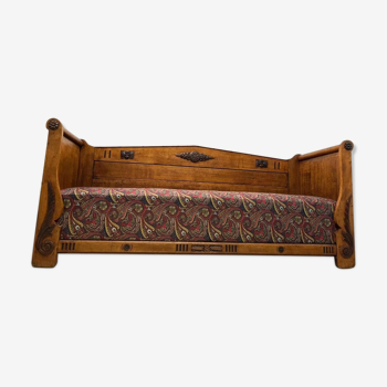 Canapé en bois antique