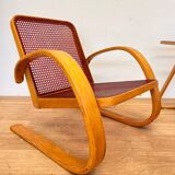 Armchair and table by Miroslav Navrátil for Zdeněk Plesník - 1940s