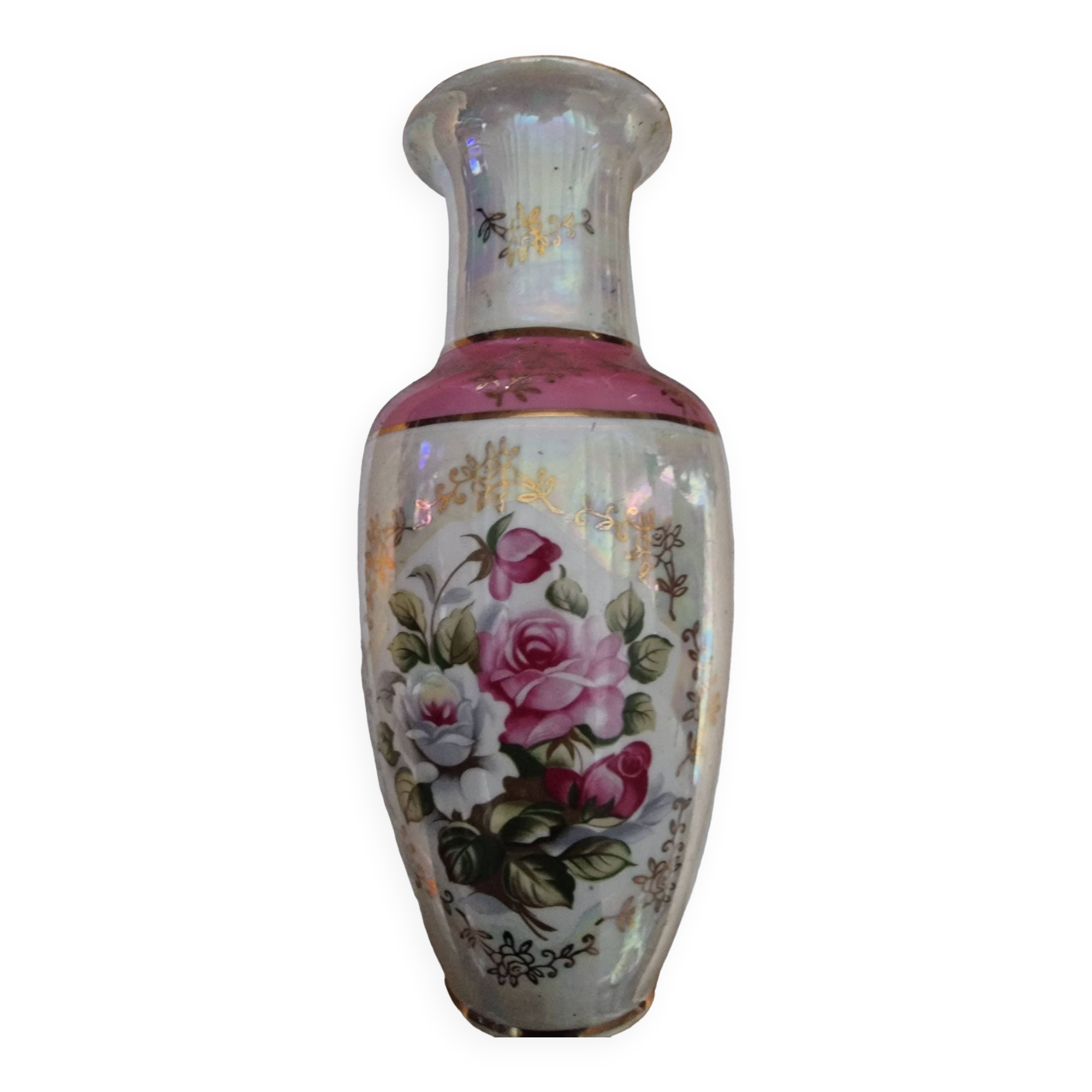 Japanese floral decoration vase