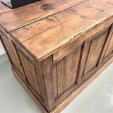 Old pine trading counter, circa 1950