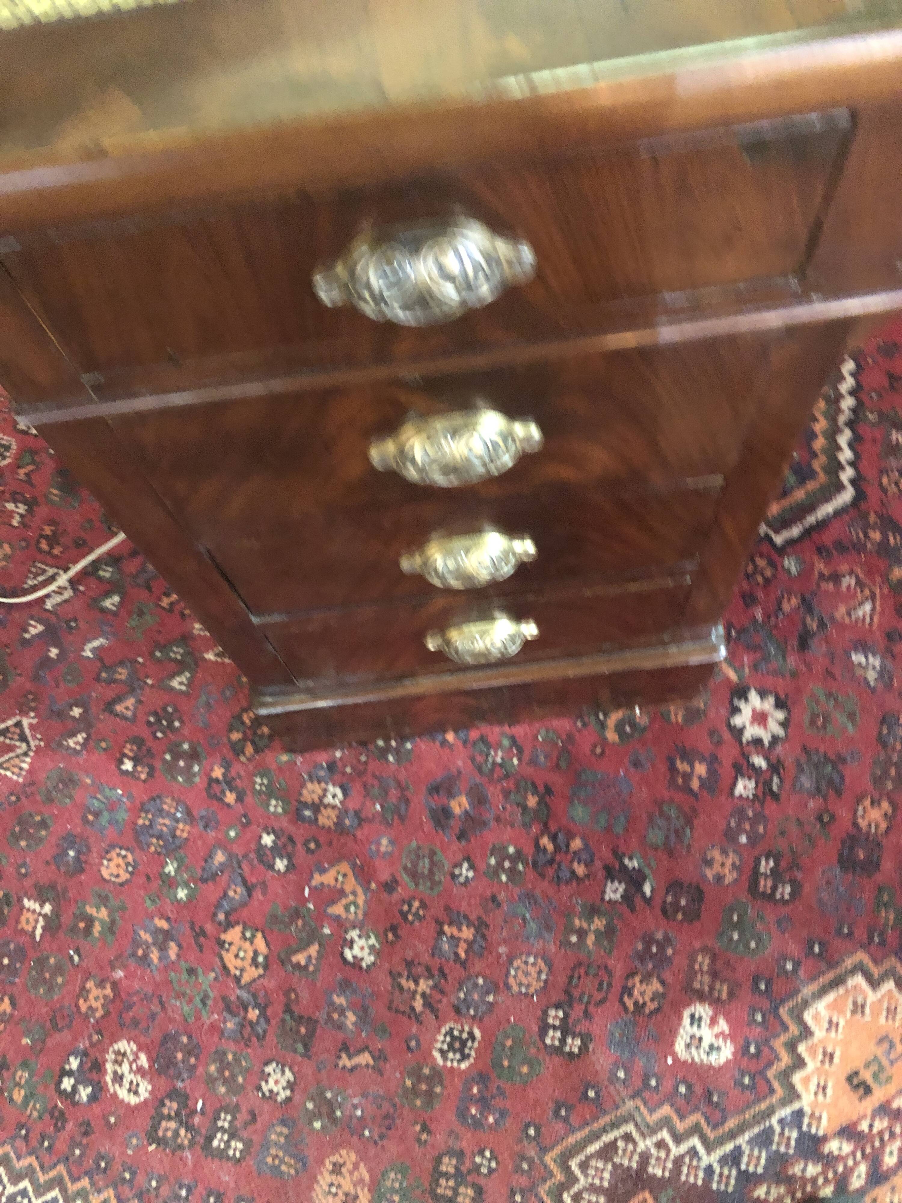 19th century pedestal desk