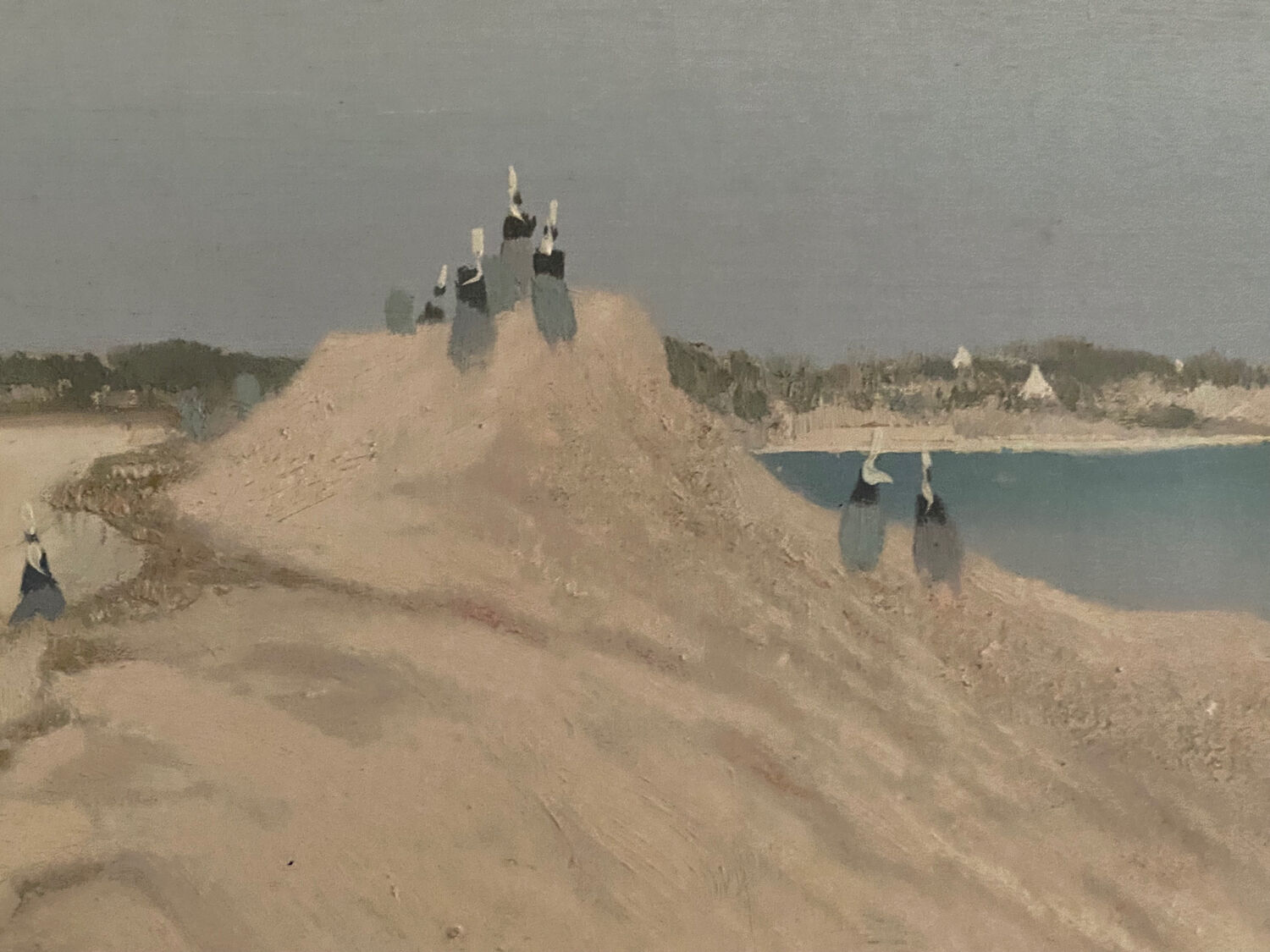 Oil on canvas Breton beach
