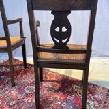 Set of two chairs canned