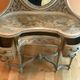 Louis XVI-style kidney hairdresser in patinated hetre