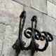 Pair of Medieval Style Wrought Iron Wall Brackets