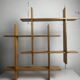 Midcentury Scandinavian teak wall shelf unit, 1960s-1970s