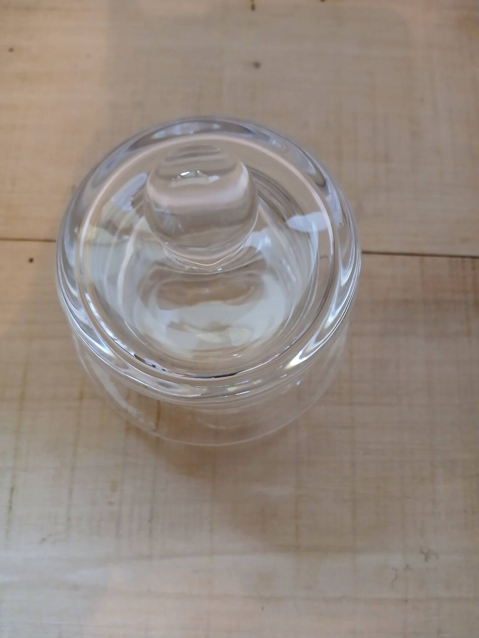 Beurrier individuel en verre