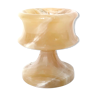 Candlestick onyx beige Ht 10cm