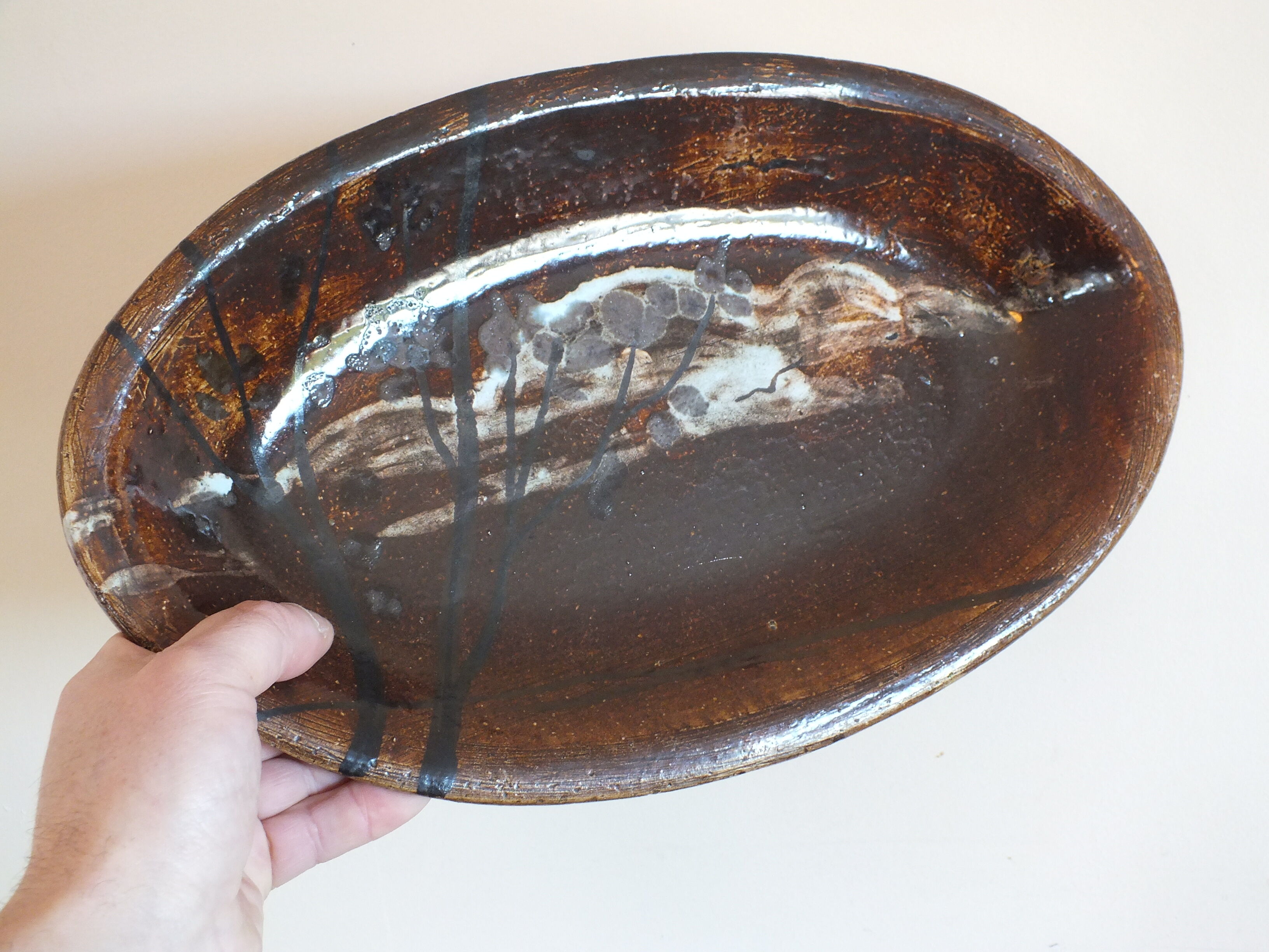 Decorative dish le trident vallauris