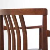 Scandinavian office chair in Rio rosewood