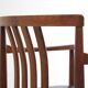 Scandinavian office chair in Rio rosewood